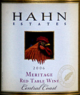 Hahn Estates 2006 Central Coast Meritage Red Table Wine